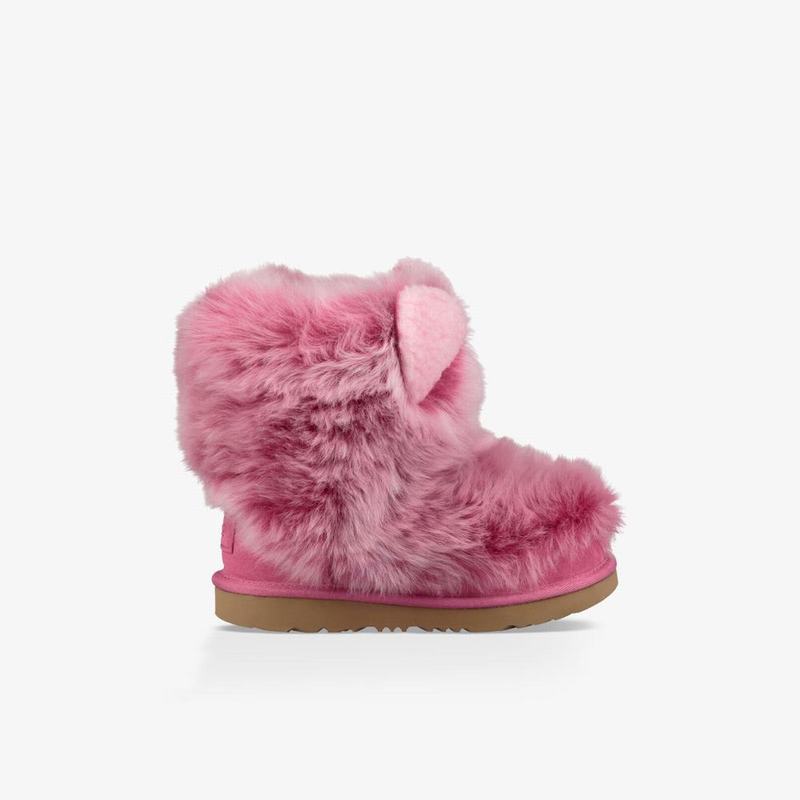 Bottes UGG Pinkipuff Classic II Fille Rose Soldes 559TGOHI